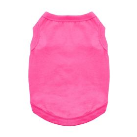 100% Cotton Dog Tanks - Rasberry Sorbet (Option: 3X-Large)